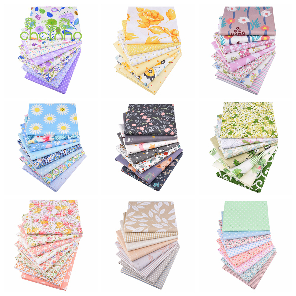 Home Textile - Chainho,Printed Twill Weave Cotton Fabric,DIY Sewing