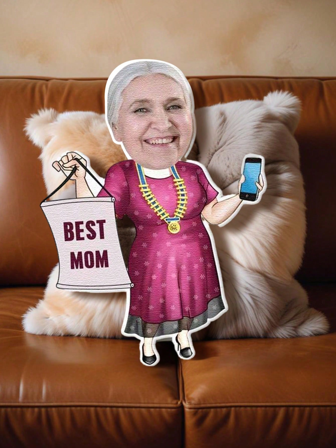 Home Textile - 1pc Custom Face Pillow Personalized Photo
