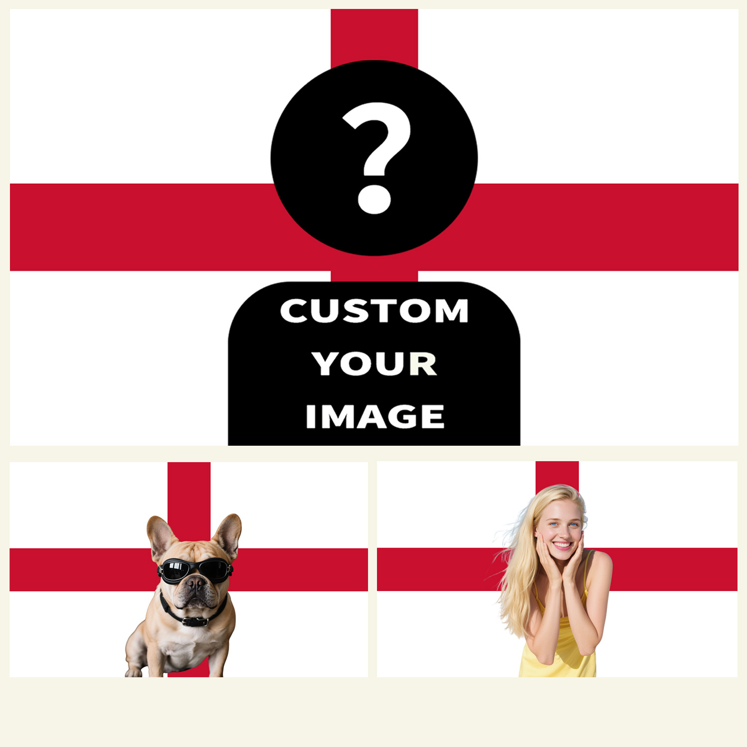 Home Textile - 1pc 2D FLAT Personalize England Tapestry