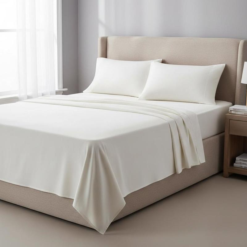 Fitted Sheet Deep - 4-Piece Bedding Ensemble Queen Size For