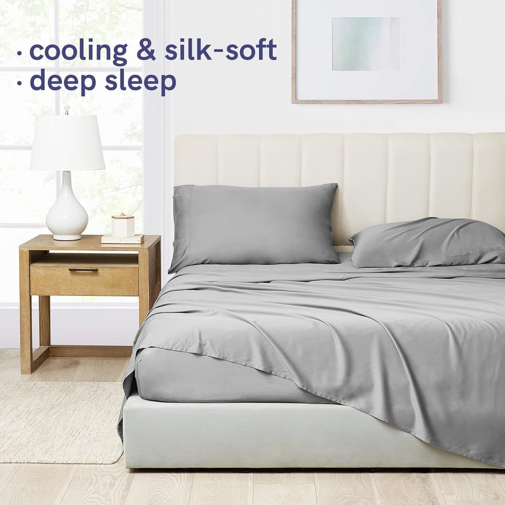 Luxury Bamboo Rayon Bed Sheet  - Fitted Sheet Deep recension och pris