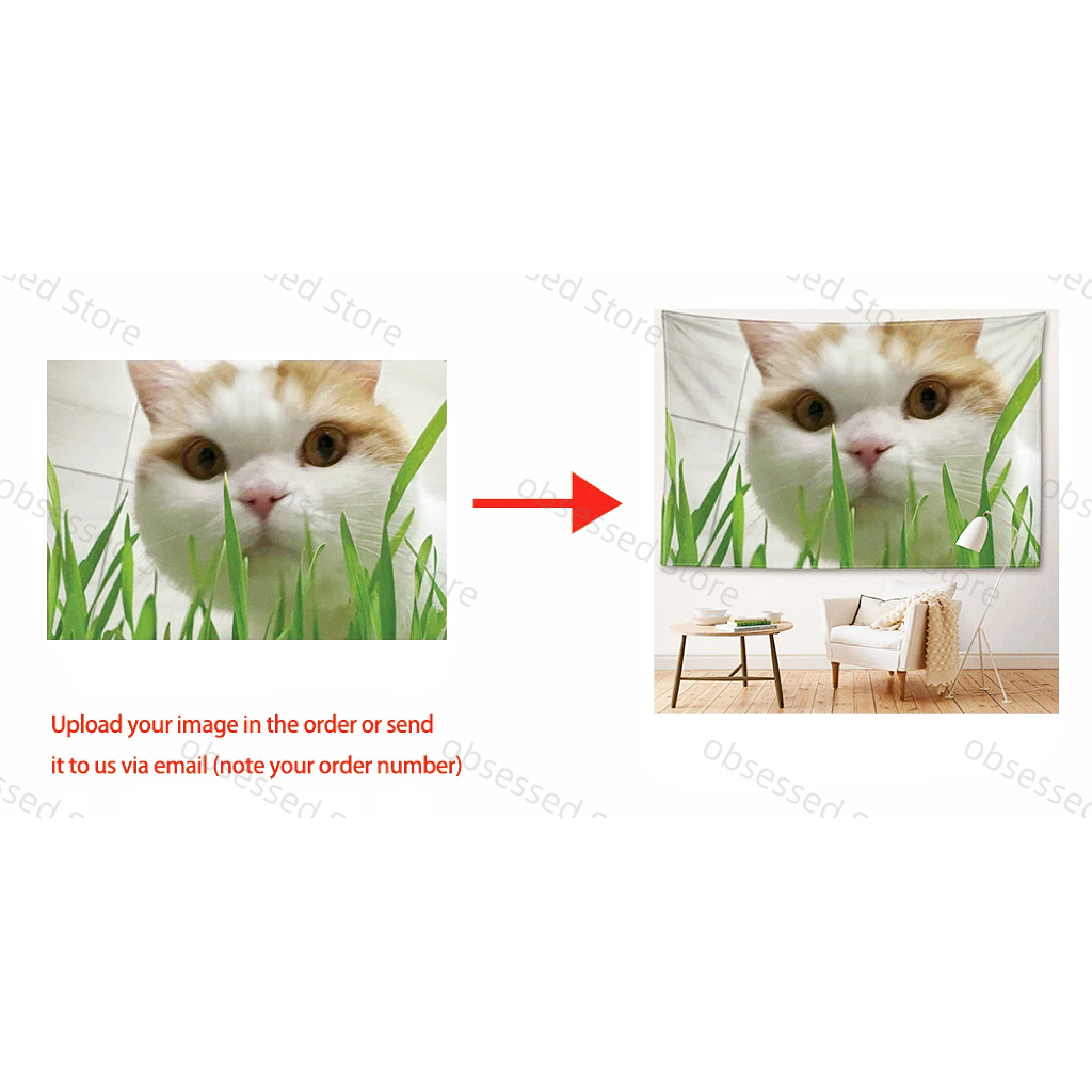 Customized tapestry printing f - Home Textile recension och pris