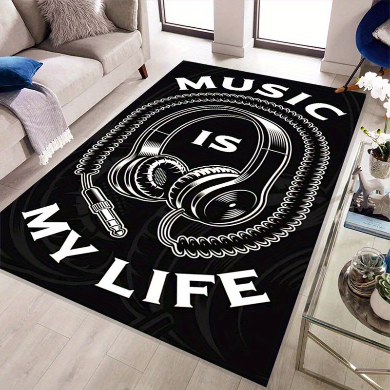 Music Is My Life Headphones Ca - Home Textiles Design recension och pris