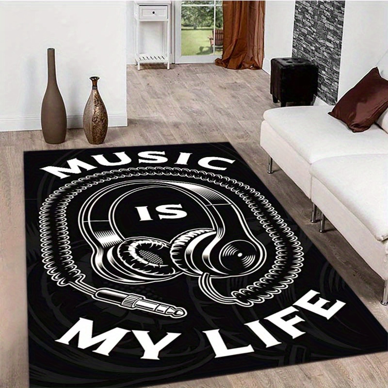 Music Is My Life Headphones Ca - Home Textiles Design recension och pris