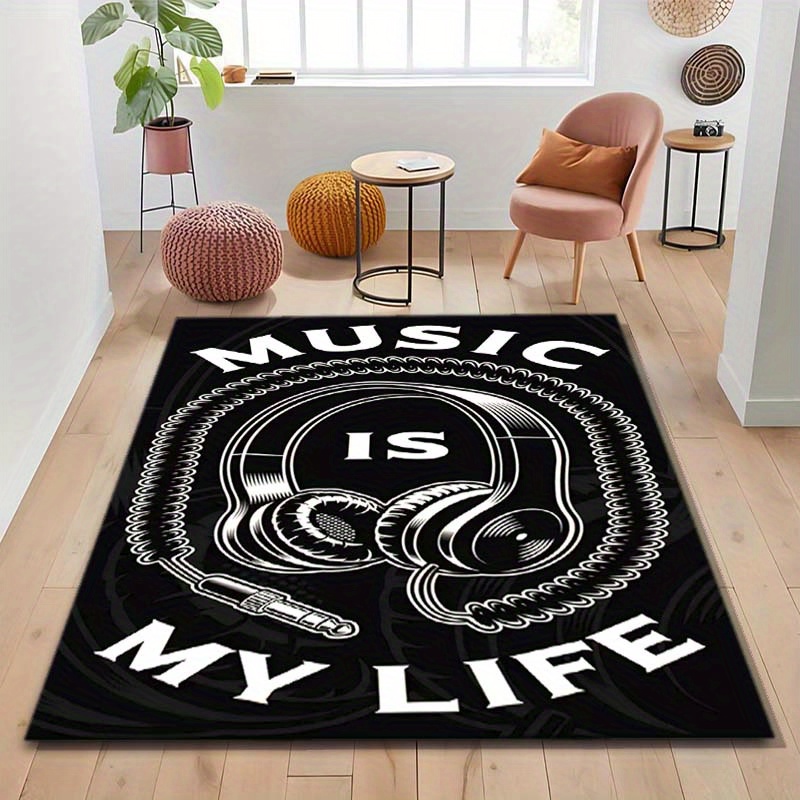 Music Is My Life Headphones Ca - Home Textiles Design recension och pris