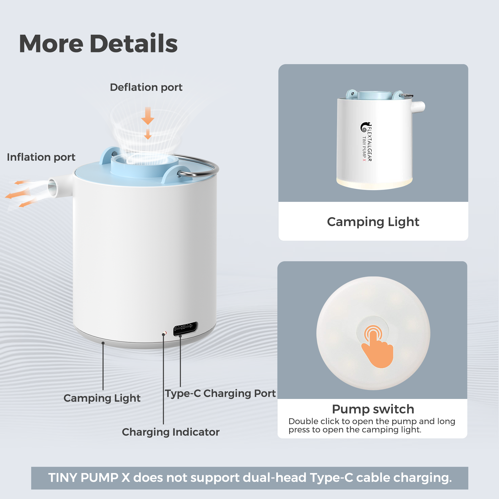 FLEXTAIL TINY PUMP X - Portabl - Fitted Sheet Deep recension och pris