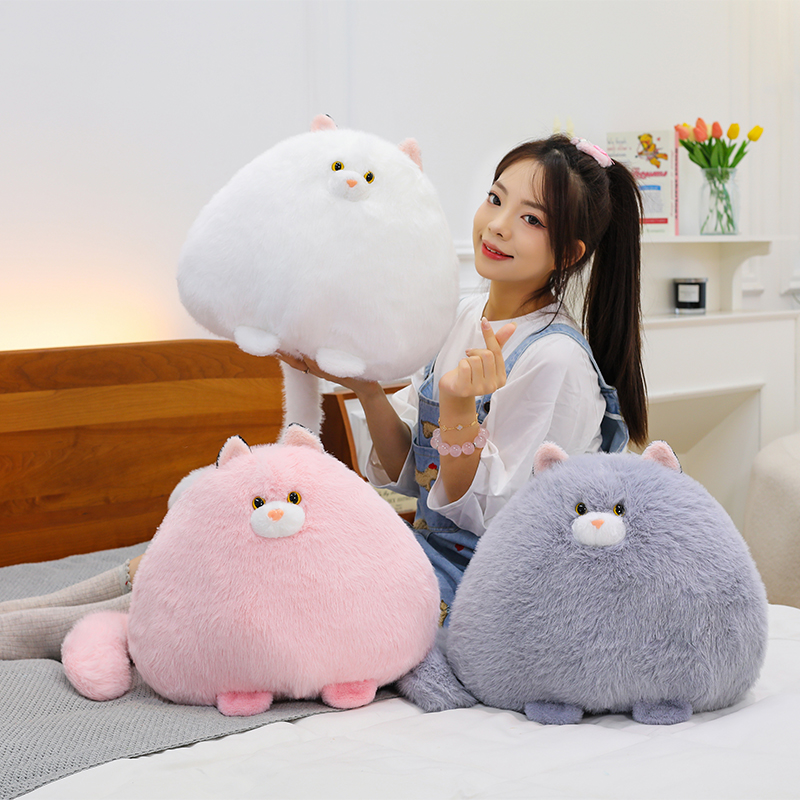 Cute Chubby Cat Dolls Plush To - Bolster Pillow Long recension och pris