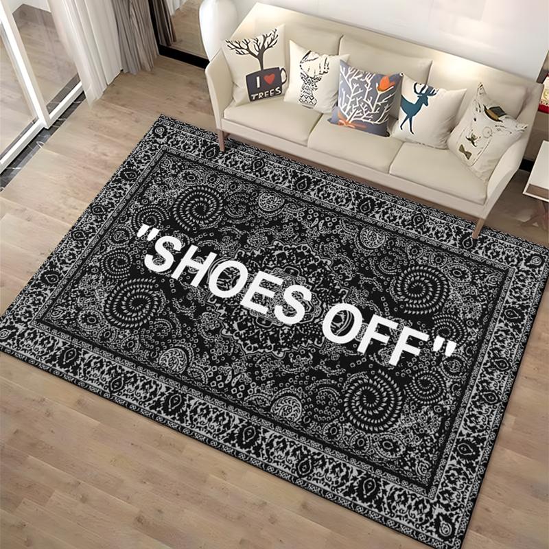 Keep Off Area Rugs 3D Printed  - Home Textiles Plaid recension och pris
