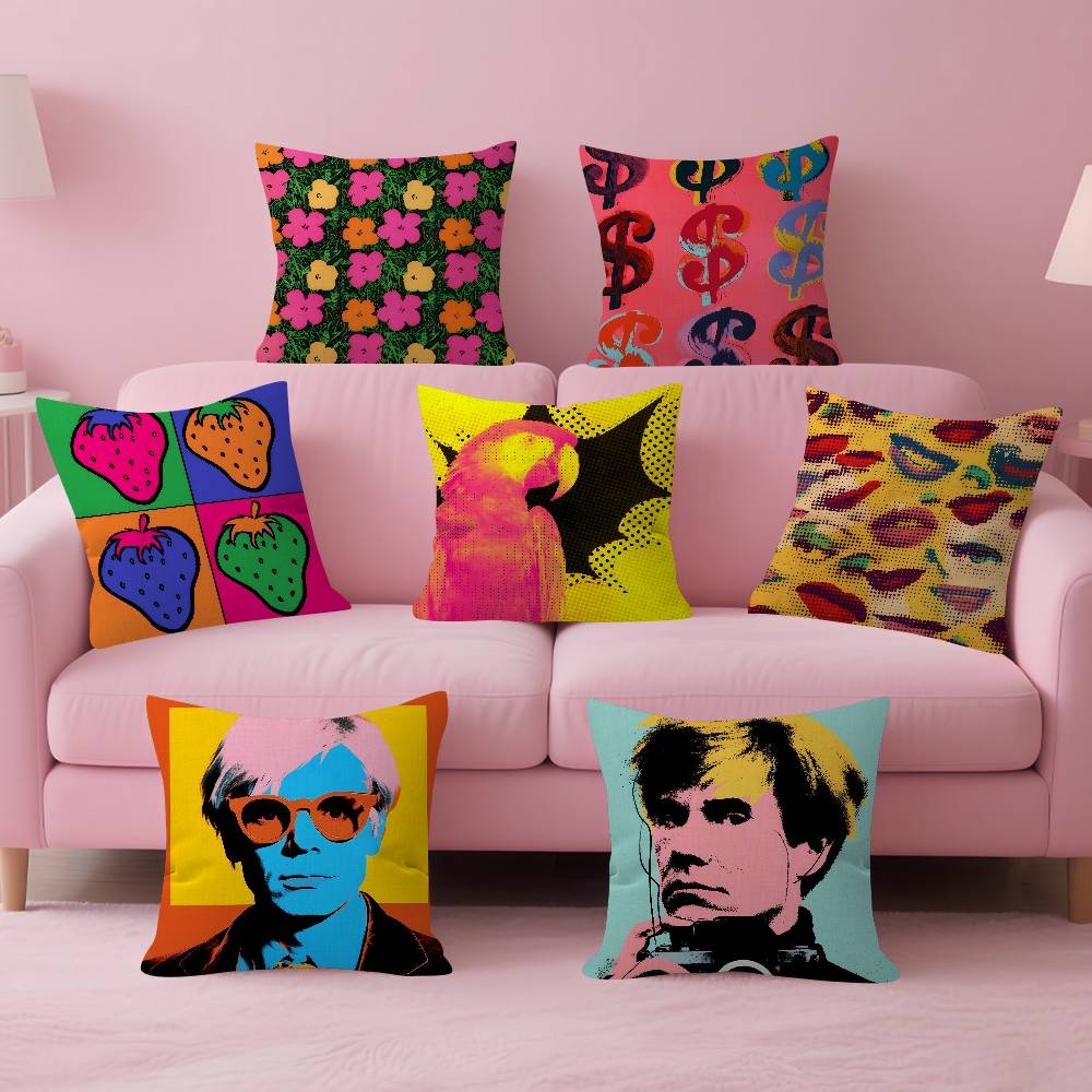 A-Andy W-Warhol Art  Cushion C - Home Art Textiles recension och pris