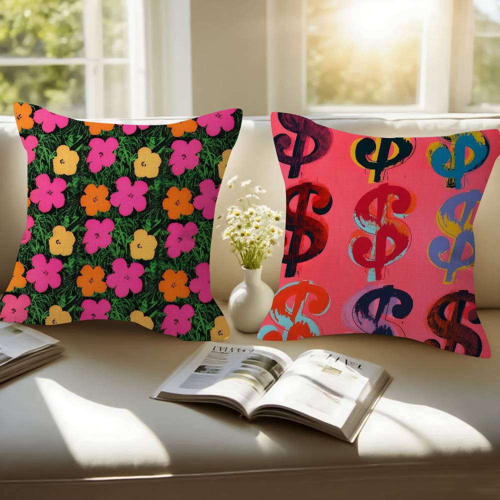 A-Andy W-Warhol Art  Cushion C - Home Art Textiles recension och pris
