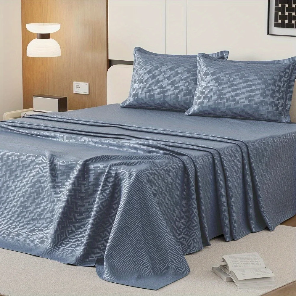DDHOME 4pcs Soft Hotel-Grade B - Fitted Sheet Deep recension och pris