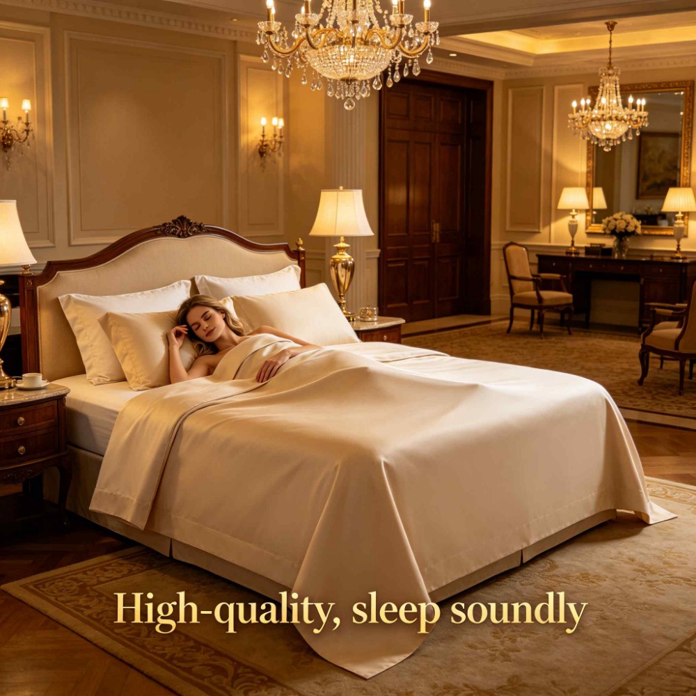 4-Piece Queen Luxury Cooling B - Fitted Sheet Deep recension och pris
