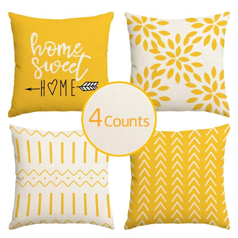 Geometric Pattern Pillow Case  - Home Textiles Usa recension och pris