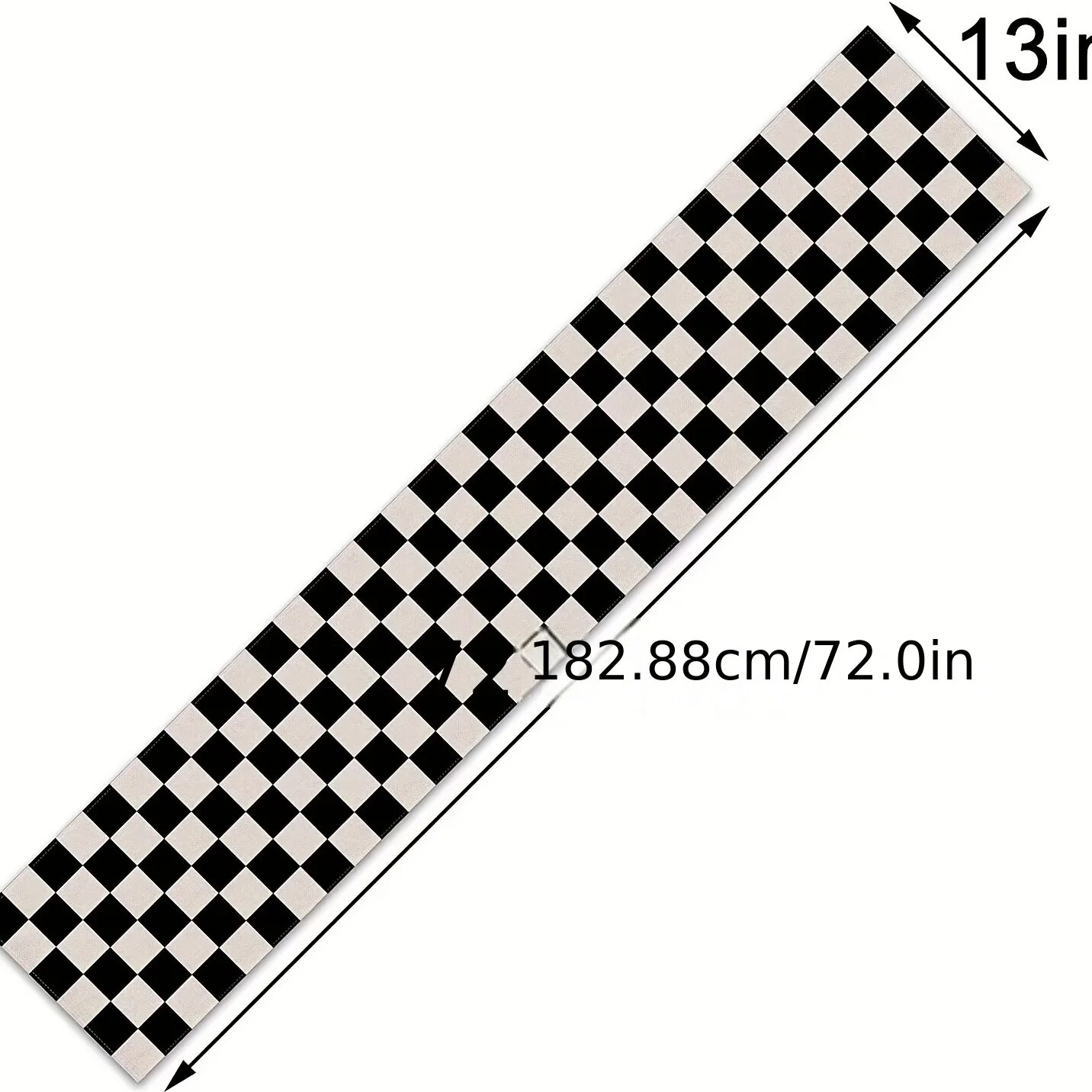 1pc Geometric Stripe Linen Tab - Home Textiles Plaid recension och pris