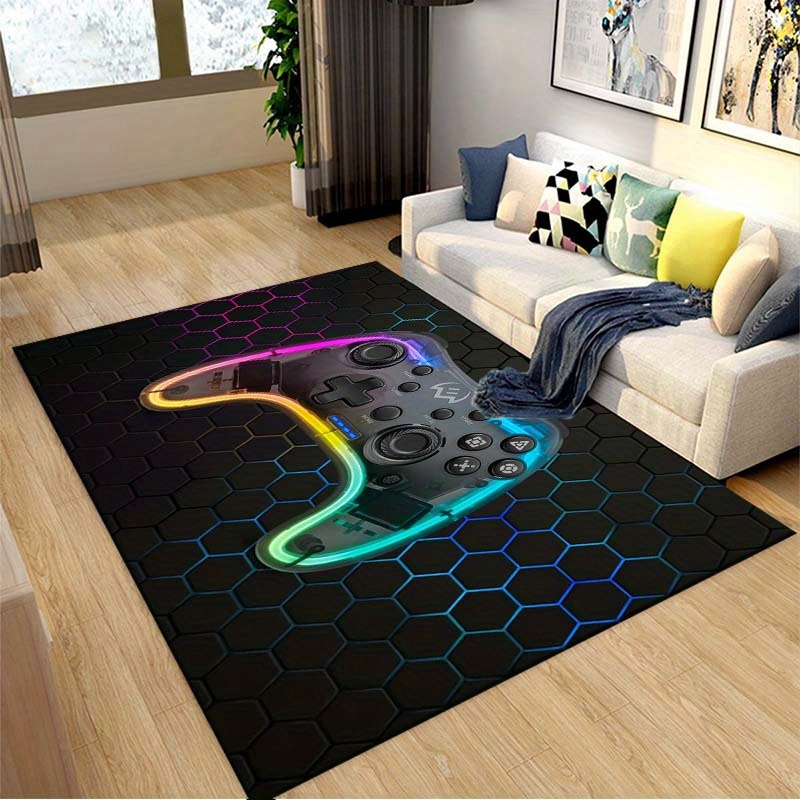 1pc Neon Gamepad Area Rug - So - Home Textiles Design recension och pris
