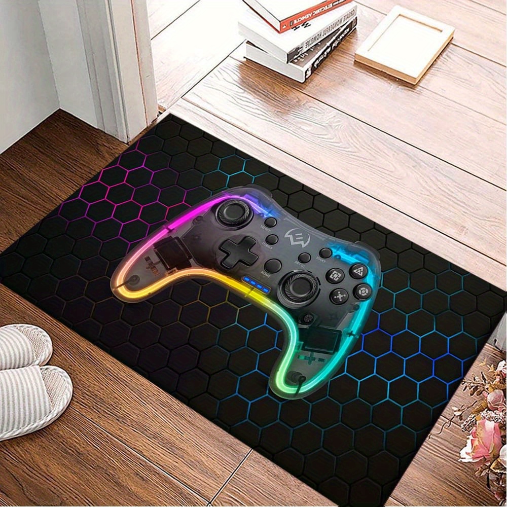1pc Neon Gamepad Area Rug - So - Home Textiles Design recension och pris