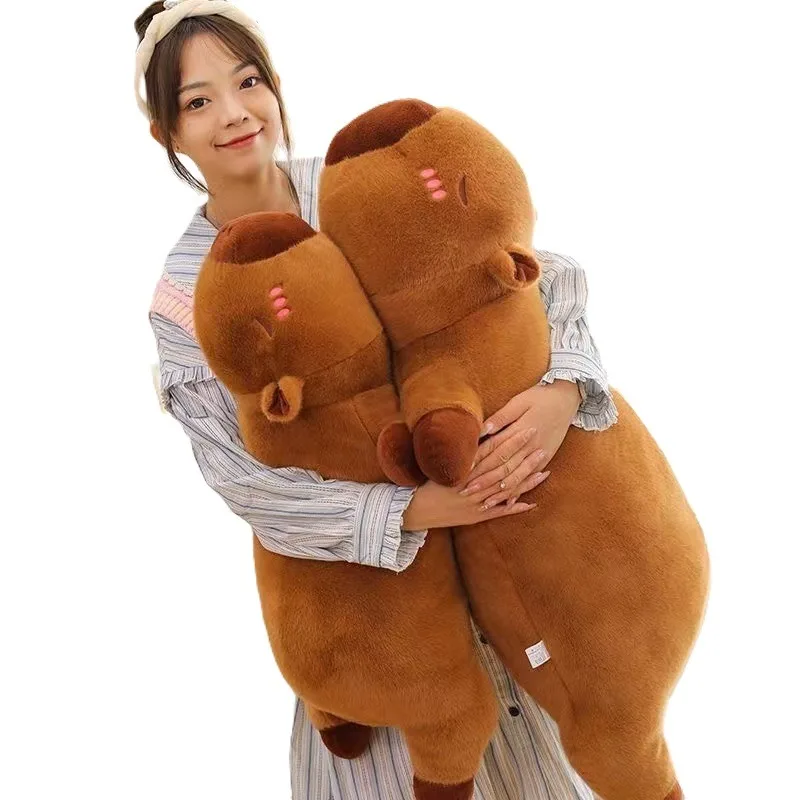 45/65cm Cute Stuffed Capybara  - Bolster Pillow Long recension och pris