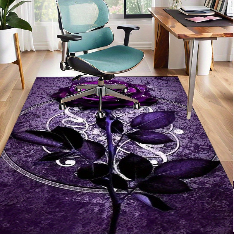 Purple Leaf Rug for Elegant Of - Home Textiles Design recension och pris