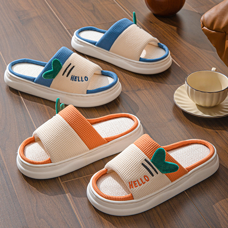 New Style Linen Slippers for W - Home Textile recension och pris