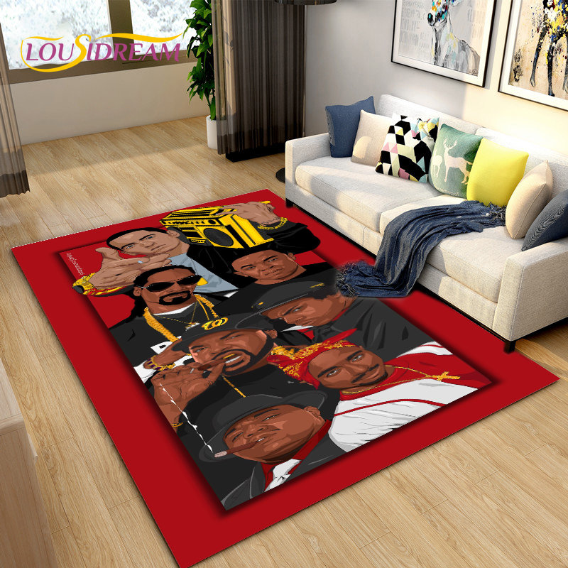 Hip Hop Art Rapper Legend Star - Home Art Textiles recension och pris