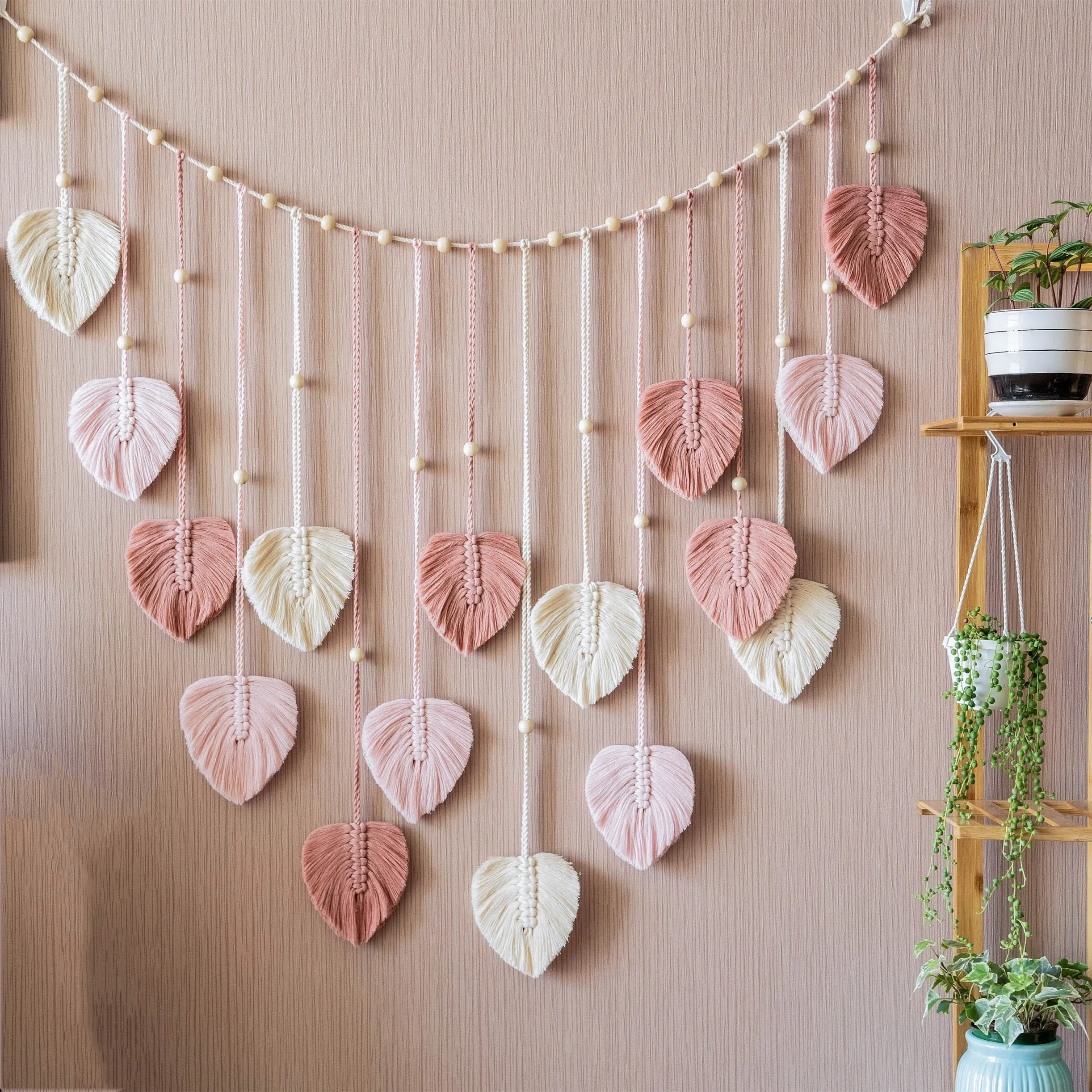1 Pc Green Leaves Garland, Mac - Home Art Textiles recension och pris