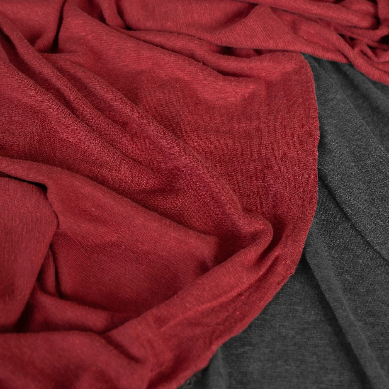 Soft Keep Warm Red Hemp Fabric - Home Textiles Design recension och pris