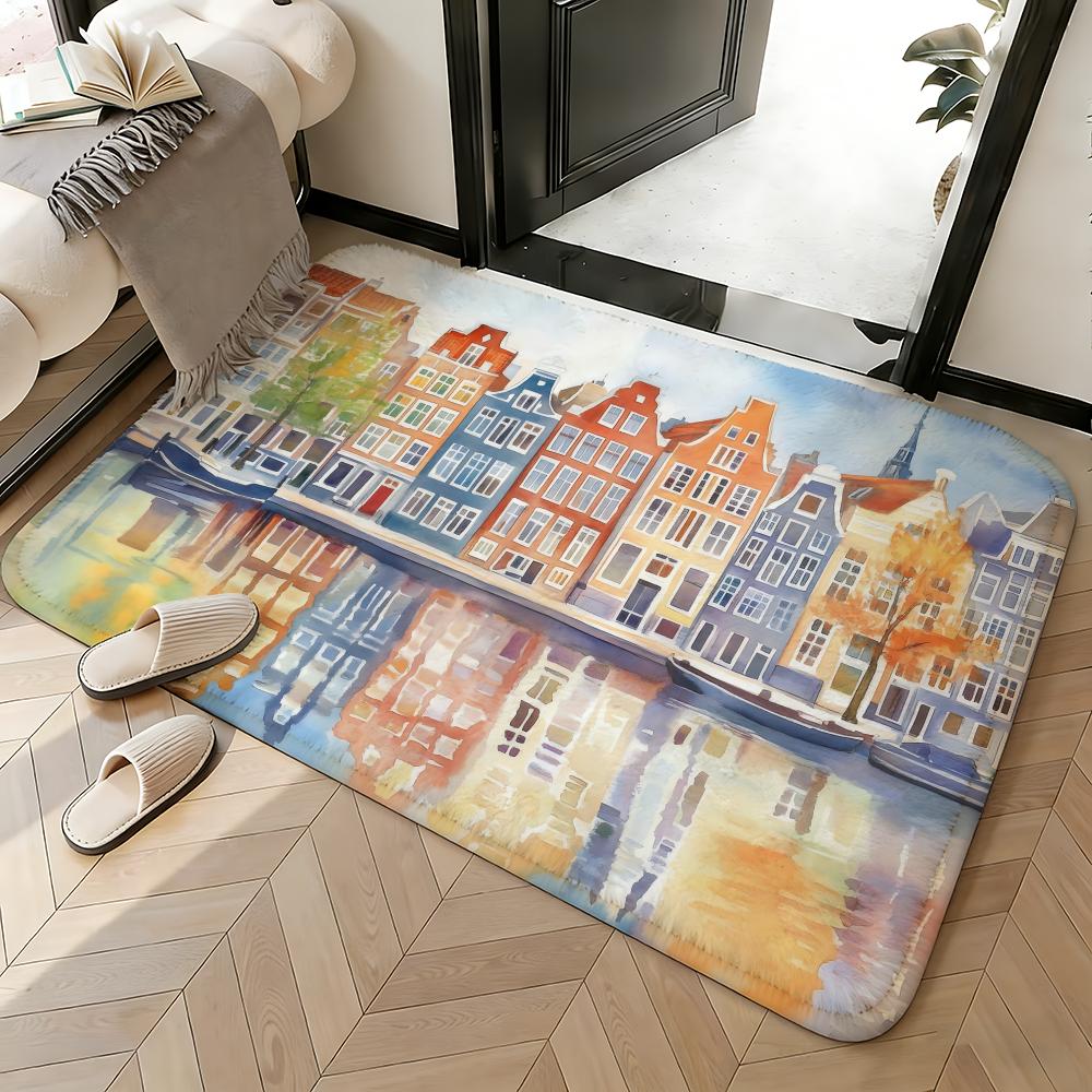 Soft Absorbent Non-Slip Rug Pl - Home Textiles Netherlands recension och pris