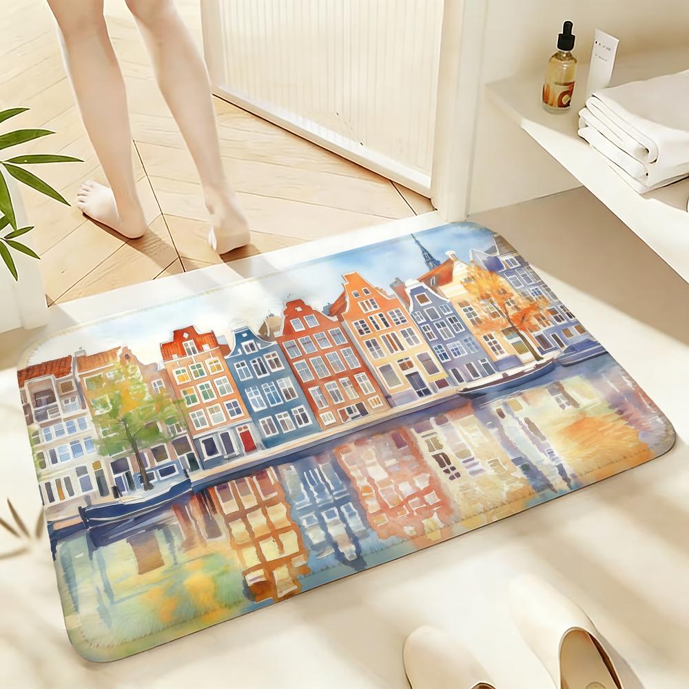 Soft Absorbent Non-Slip Rug Pl - Home Textiles Netherlands recension och pris