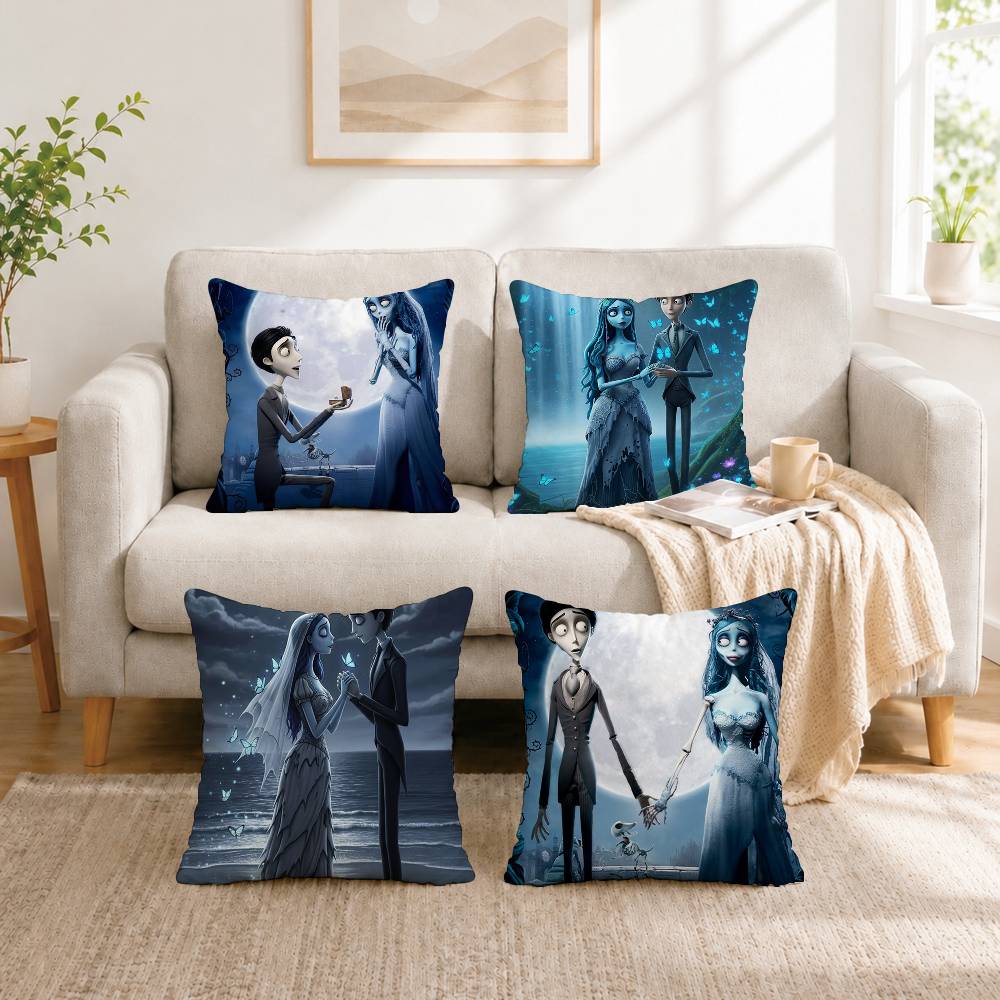 C-Cartoon Corpse Bride Square  - Home Textiles Inc recension och pris