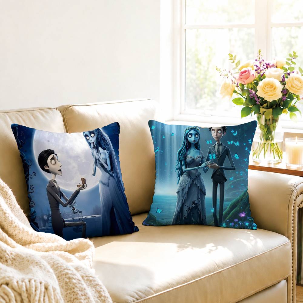C-Cartoon Corpse Bride Square  - Home Textiles Inc recension och pris
