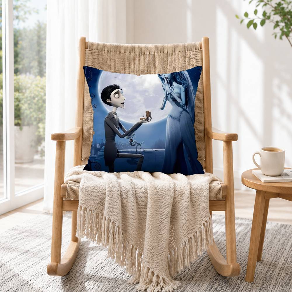 C-Cartoon Corpse Bride Square  - Home Textiles Inc recension och pris