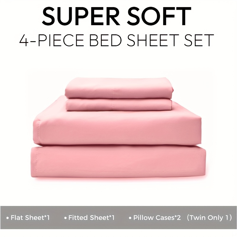 3/4pcs 2000TC Ultra-Soft Micro - Fitted Sheet Deep recension och pris