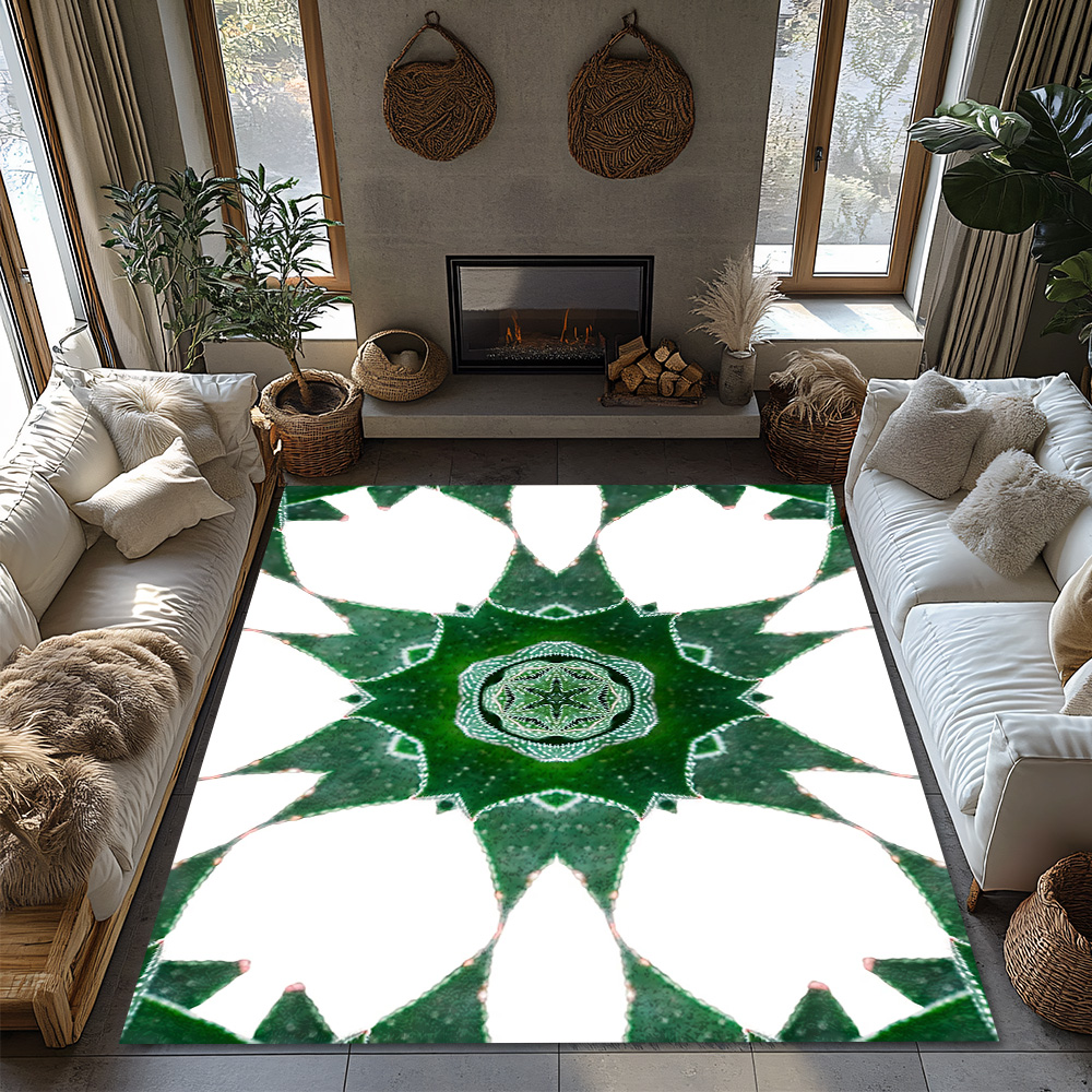 Unique Botanical Area Rug Wash - Home Textiles Design recension och pris