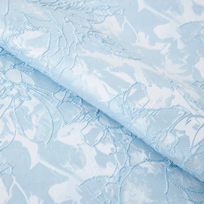 Designer Light Blue Floral Jac - Home Textiles Design recension och pris