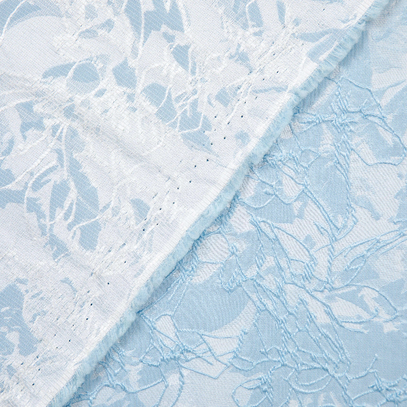 Designer Light Blue Floral Jac - Home Textiles Design recension och pris