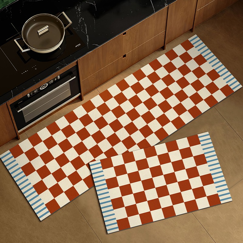 Vintage Plaid Kitchen Floor Ma - Home Textiles Plaid recension och pris