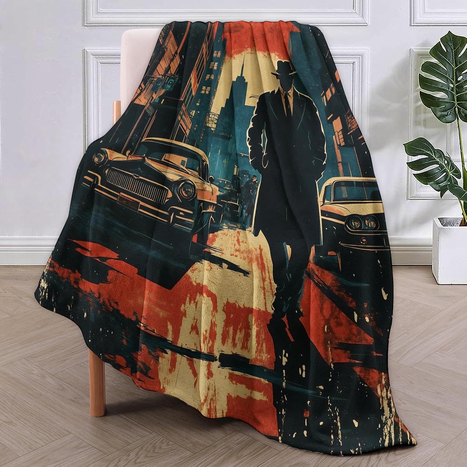 Noir Detective Blanket Gifts f - Home Textiles Usa recension och pris
