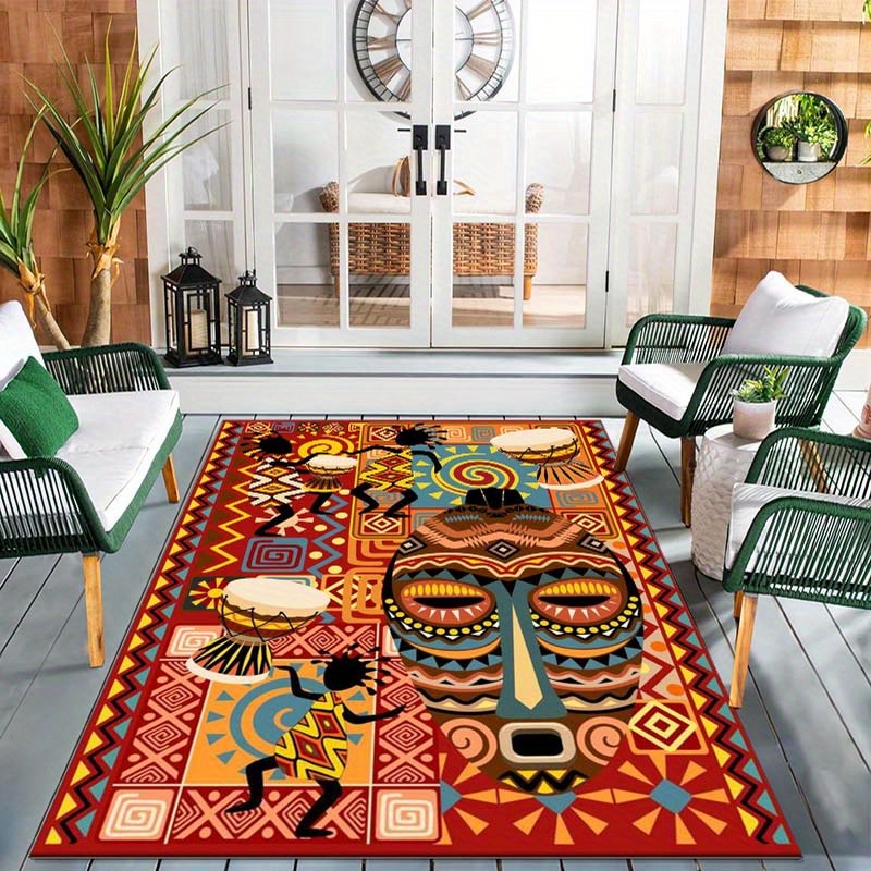 African Art Rug for Cultural D - Home Art Textiles recension och pris