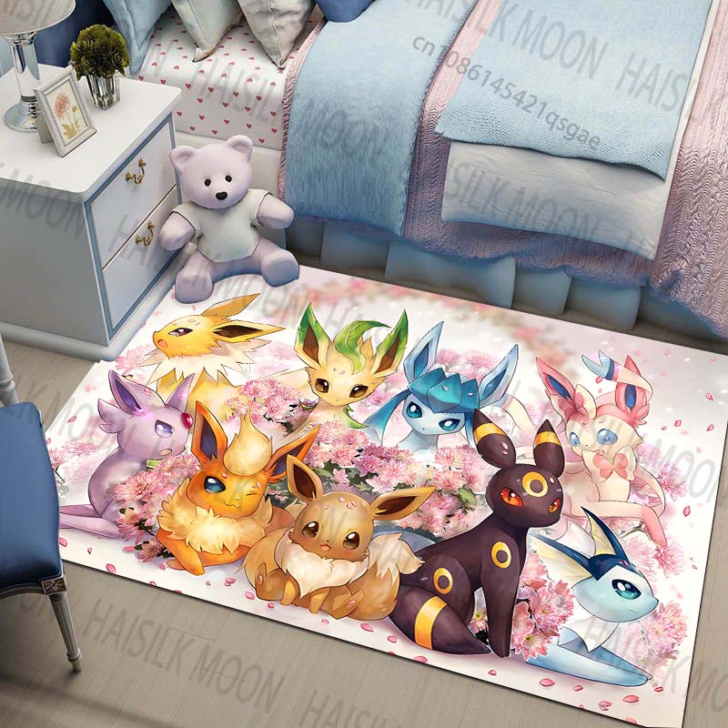 Multi-Sizes Pokemon All Eeveel - Home Textiles Plaid recension och pris