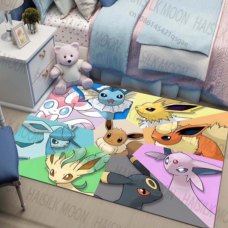 Multi-Sizes Pokemon All Eeveel - Home Textiles Plaid recension och pris