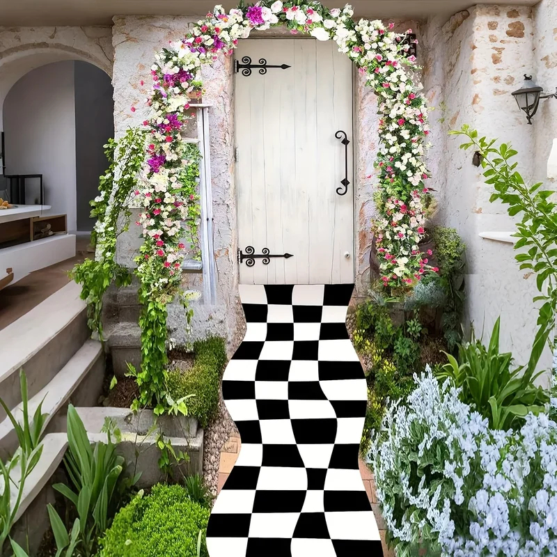 VIKAMA Black White Checkered R - Home Textiles Plaid recension och pris