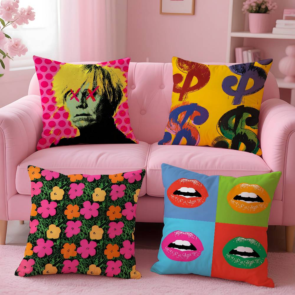 A-Andy W-Warhol Art Pillow Cas - Home Art Textiles recension och pris
