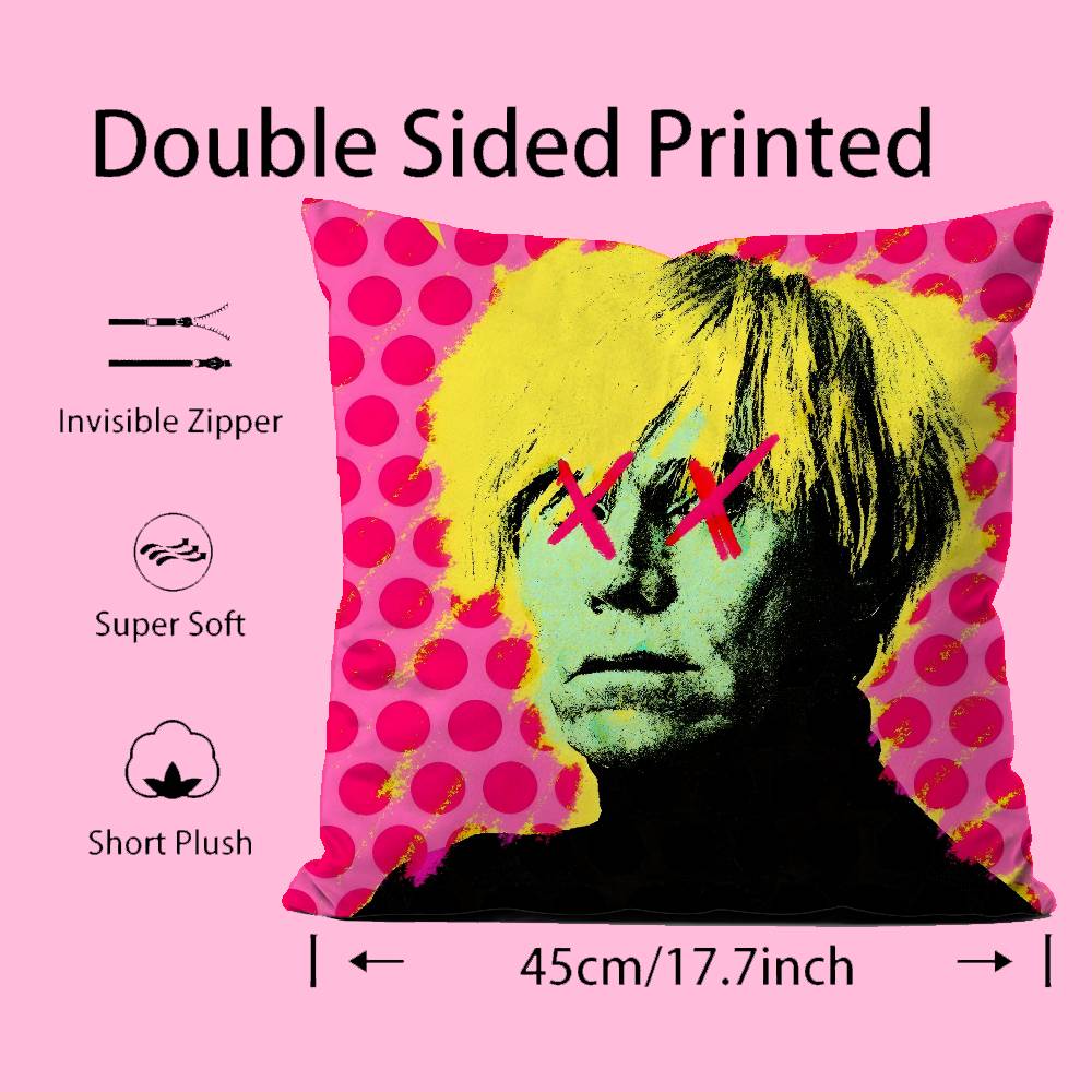 A-Andy W-Warhol Art Pillow Cas - Home Art Textiles recension och pris