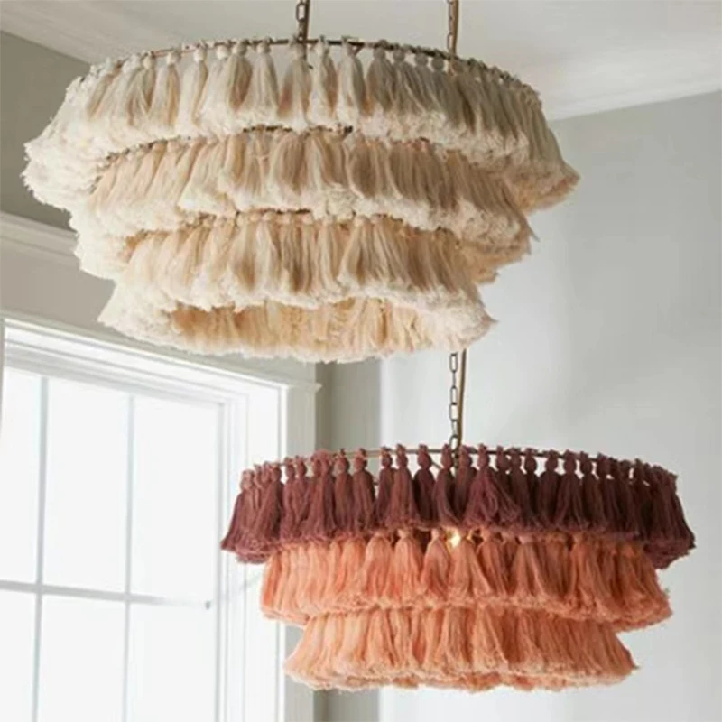 Modern Cotton Tassel Bohemian  - Home Art Textiles recension och pris