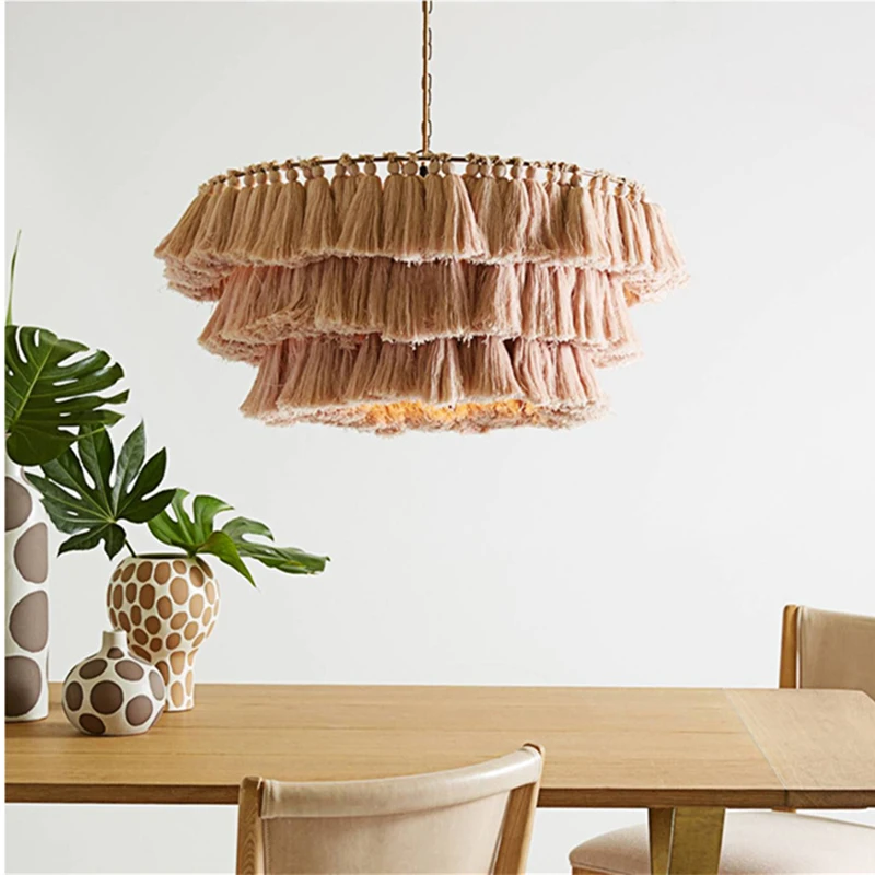 Modern Cotton Tassel Bohemian  - Home Art Textiles recension och pris