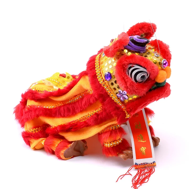 Chinese Style Lion Dance Figur - Home Art Textiles recension och pris