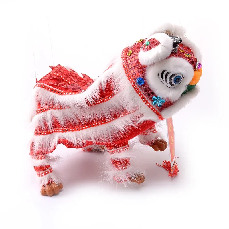 Chinese Style Lion Dance Figur - Home Art Textiles recension och pris